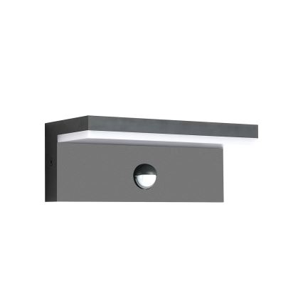 Brilagi - LED buitenmuurlamp met sensor TESSI LED/10W/230V antraciet IP54