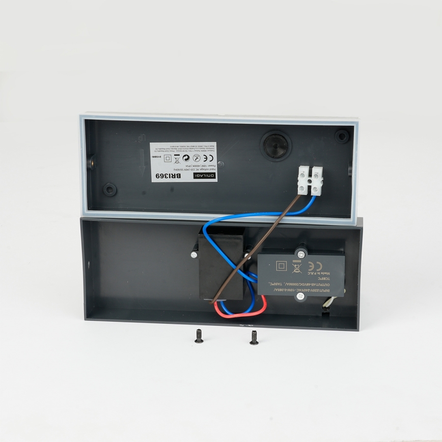 Brilagi - LED buitenmuurlamp met sensor TESSI LED/10W/230V antraciet IP54