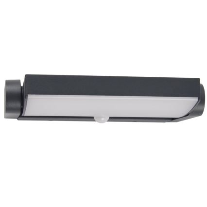 Brilagi - LED buitenwandlamp met sensor ANKLE LED/18W/230V 3000K IP65 antraciet