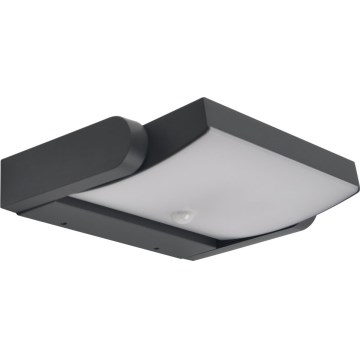 Brilagi - LED Buitenwandlamp met sensor ANKLE LED/18W/230V 4000K IP65 antraciet