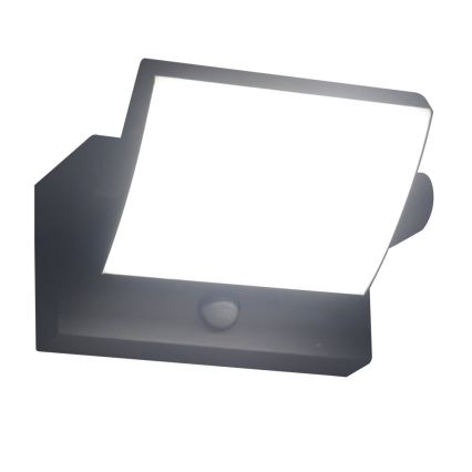 Brilagi - LED Buitenwandlamp met sensor ANKLE LED/18W/230V 4000K IP65 antraciet