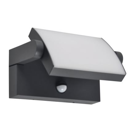Brilagi - LED Buitenwandlamp met sensor ANKLE LED/18W/230V 4000K IP65 antraciet