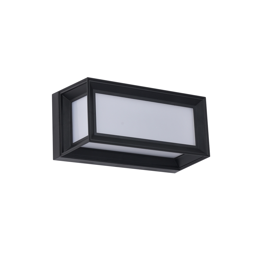 Brilagi - PARKER LED/12W/230V buitenwandlamp met sensor, zwart, IP44