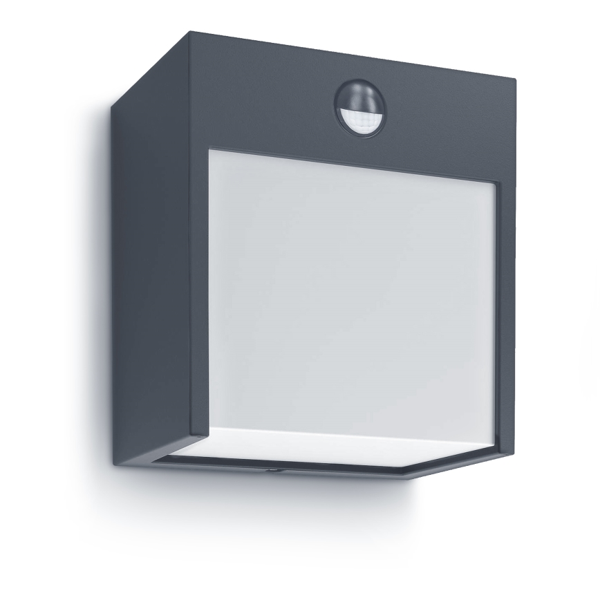 Brilagi - LED Buitenwandlamp met sensor TERNI LED/12W/230V antraciet IP44
