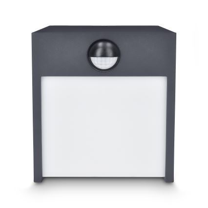 Brilagi - LED Buitenwandlamp met sensor TERNI LED/12W/230V antraciet IP44
