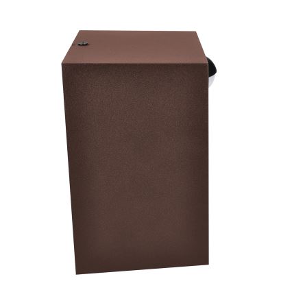 Brilagi - TERNI LED buitenwandlamp met sensor, 12W, 230V, bruin, IP44