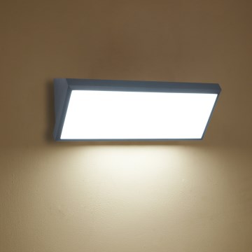 Brilagi - LED buitenwandlamp met sensor TRIANGLE LED/42W/230V antraciet IP65