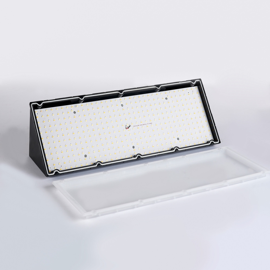 Brilagi - LED buitenwandlamp met sensor TRIANGLE LED/42W/230V 45 cm zwart IP65