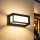 Brilagi - LED buitenwandlamp PARKER LED/12W/230V 3000/4500/6000K zwart IP44
