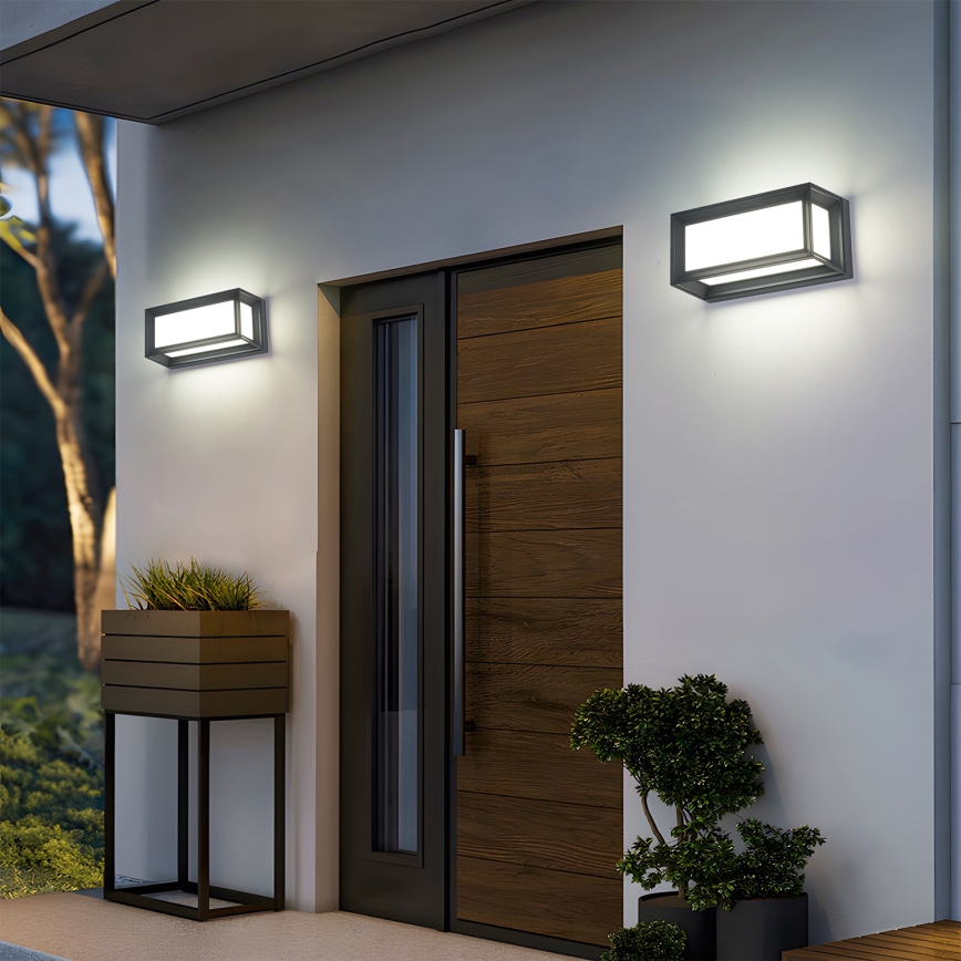 Brilagi - LED buitenwandlamp PARKER LED/12W/230V antraciet IP44