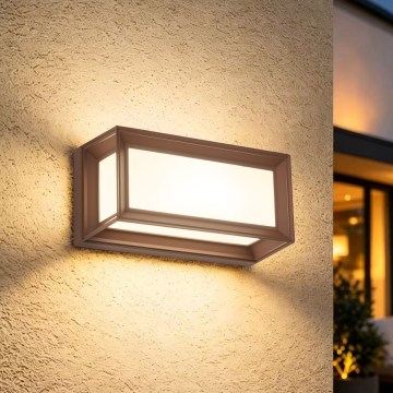 Brilagi - LED buitenwandlamp PARKER LED/12W/230V bruin IP44