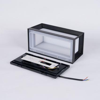 Brilagi - LED buitenwandlamp PARKER LED/12W/230V zwart IP44