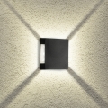 Brilagi - LED buitenwandlamp QUADRAY LED/4W/230V zwart IP65