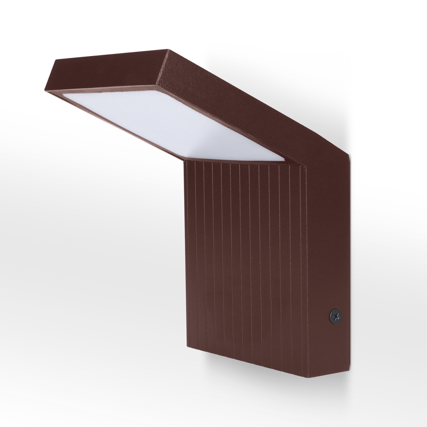 Brilagi - LED buitenwandlamp RIANO LED/8W/230V bruin IP65