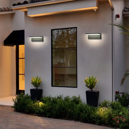 Brilagi - LED Buitenwandlamp TESSI LED/10W/230V antraciet IP54