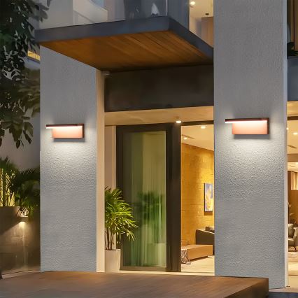 Brilagi - LED buitenwandlamp TESSI LED/10W/230V, bruin, IP54