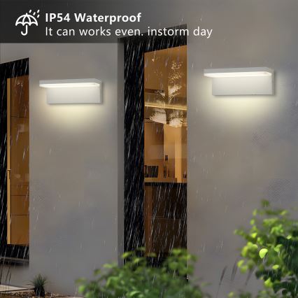 Brilagi - LED buitenwandlamp TESSI LED/10W/230V wit IP54