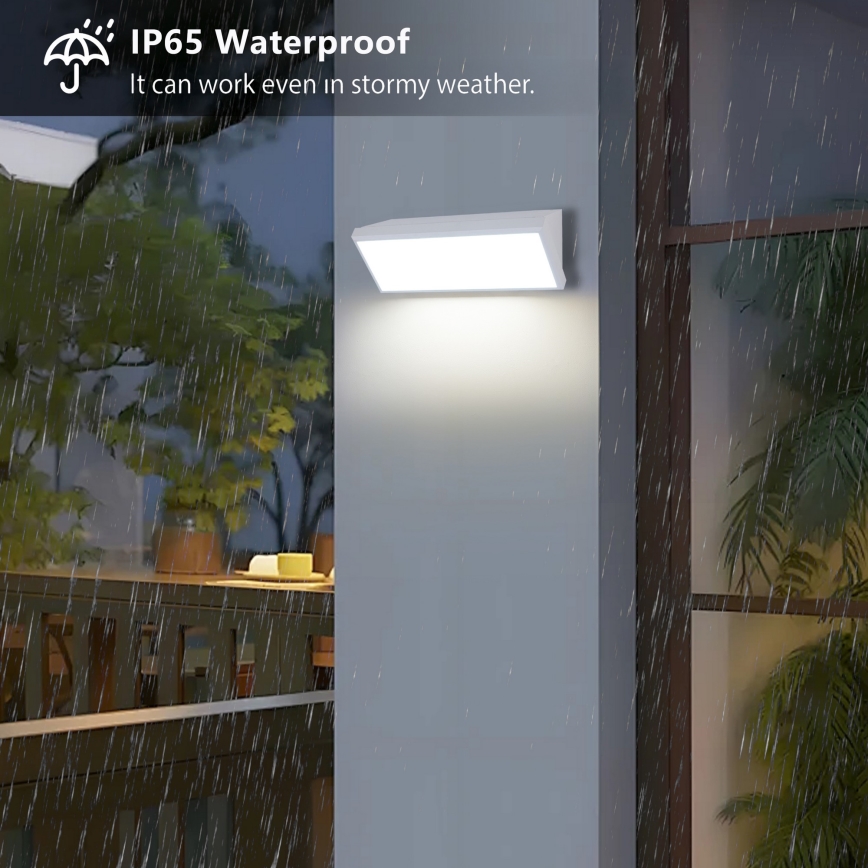 Brilagi - LED buitenwandlamp TRIANGLE LED/42W/230V 3000/4000/6500K wit IP65