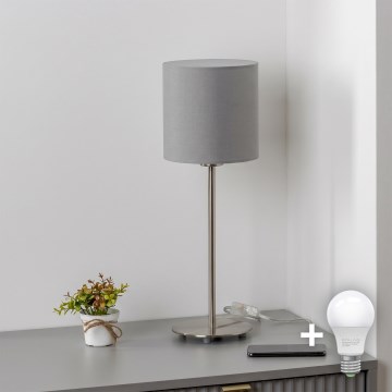 Brilagi - LED bureaulamp NUBILA 1xE27/60W/230V lichtgrijs