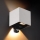 Brilagi - LED CUBE buitenwandlamp met sensor, 6W, 230V, grijs, IP65