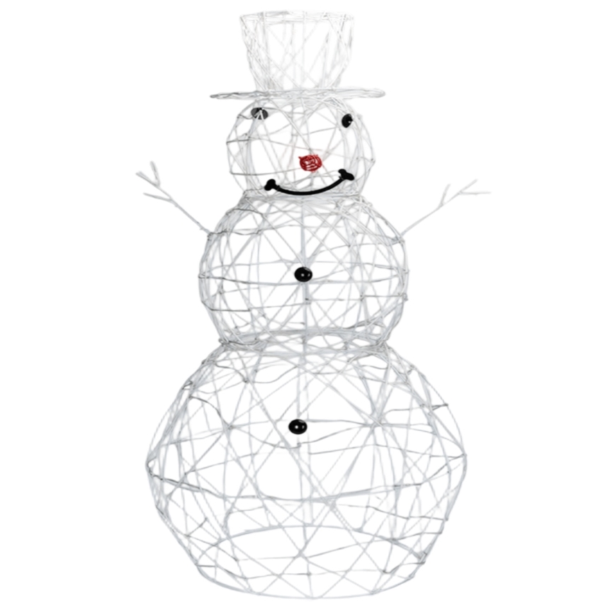 Brilagi - LED Décoration de Noël extérieure LED/3,6W/31/230V 6500K 90 cm IP44 bonhomme de neige