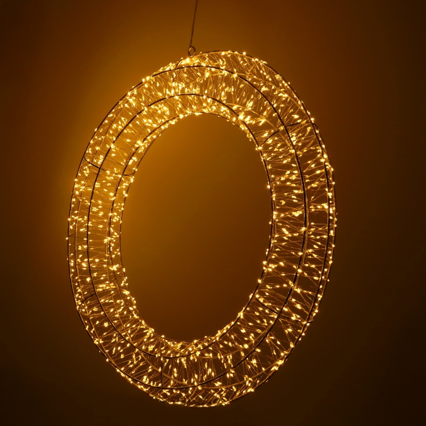 Brilagi - LED décoration de Noël extérieure LED/6W/230V IP44 couronne