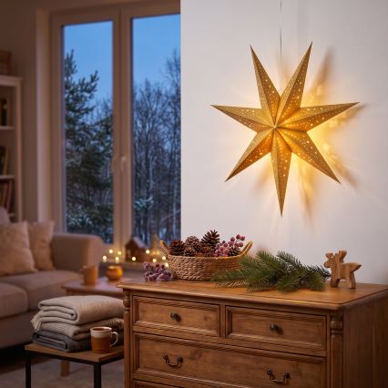 BRILAGI - LED Décoration de Noël LED/2xAA 60 cm étoile