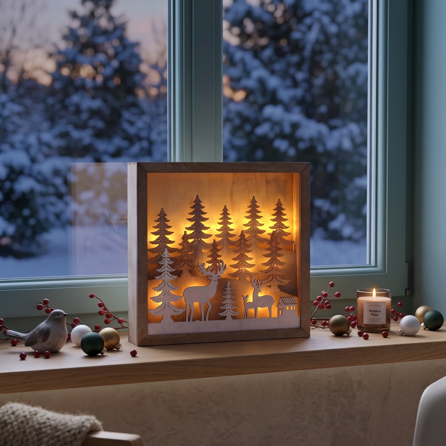 BRILAGI - LED décoration de Noël LED/2xAA