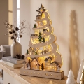 BRILAGI - LED Décoration de Noël LED/2xAA sapin