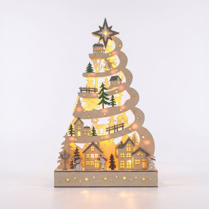 BRILAGI - LED Décoration de Noël LED/2xAA sapin