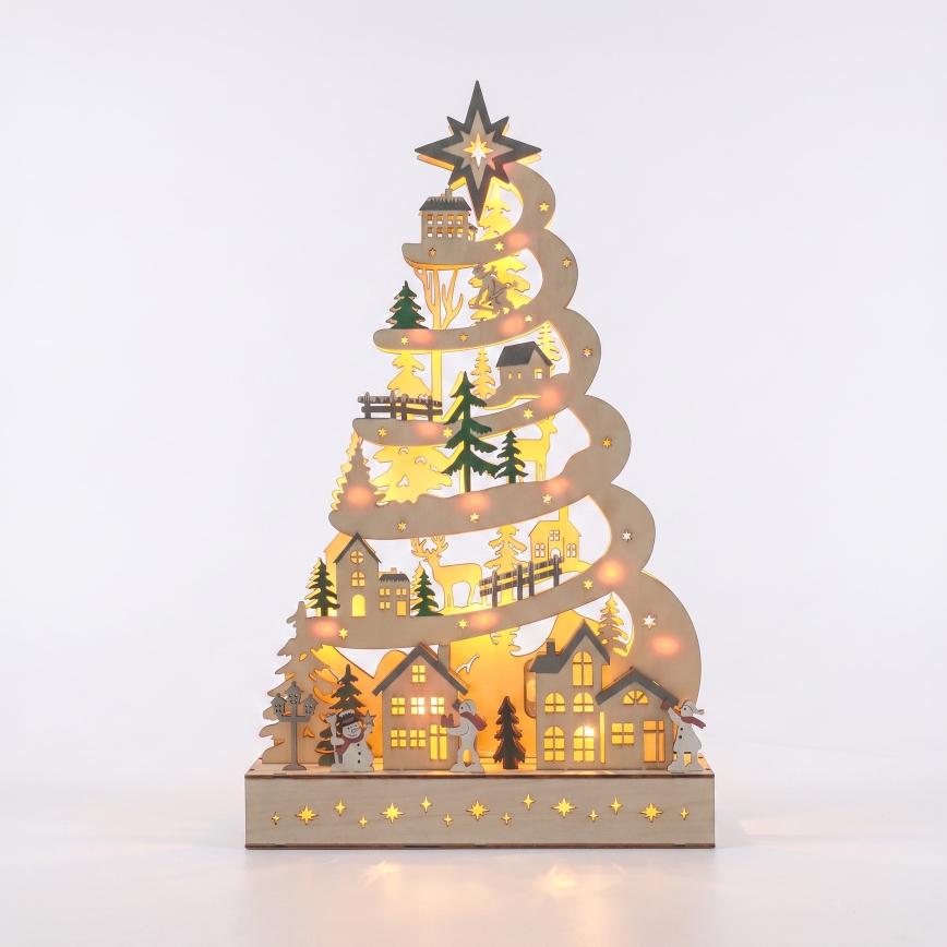 BRILAGI - LED Décoration de Noël LED/2xAA sapin