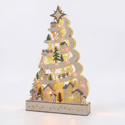 BRILAGI - LED Décoration de Noël LED/2xAA sapin