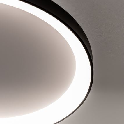 Brilagi - LED dimbare plafondlamp FALCON II LED/108W/230V 3000-6500K Ø 80 cm zwart + afstandsbediening