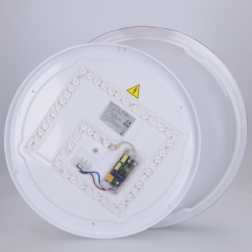 Brilagi - LED-dimbare plafondlamp FANCIA LED/48W/230V 3000-6500K pr. 39 cm antraciet + afstandsbediening