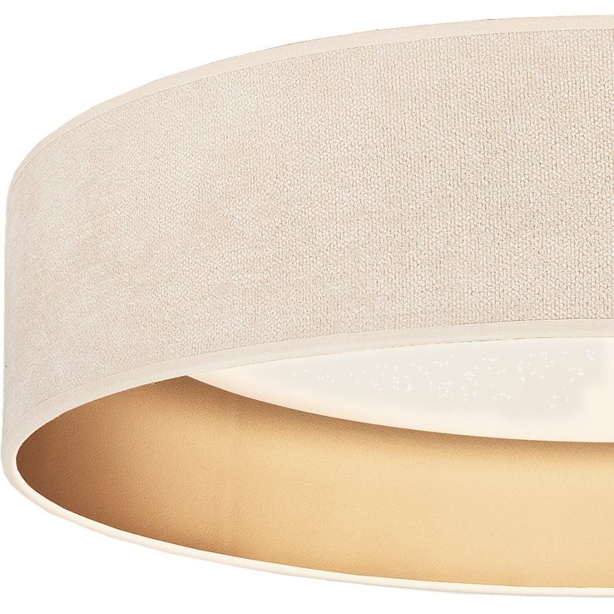 Brilagi - LED-dimbare plafondlamp VELVET SMARTIX STARS LED/36W/230V 3000-6000K Ø 55 cm crème/goud Wi-Fi Tuya Beacon + afstandsbediening