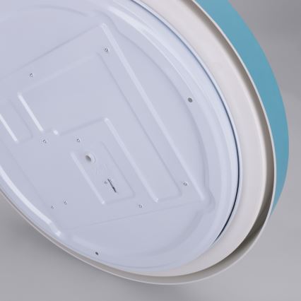 Brilagi - LED dimbare plafondlamp MATTEO LED/48W/230V 3000-6500K Ø 41 cm turquoise + afstandsbediening