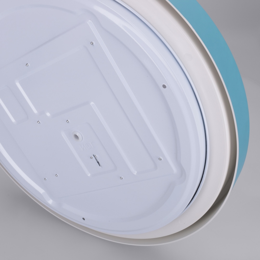 Brilagi - LED dimbare plafondlamp MATTEO LED/48W/230V 3000-6500K Ø 41 cm turquoise + afstandsbediening