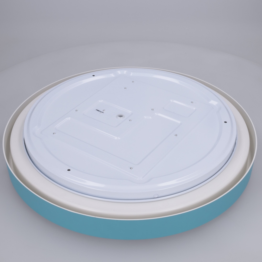 Brilagi - LED dimbare plafondlamp MATTEO LED/48W/230V 3000-6500K Ø 41 cm turquoise + afstandsbediening