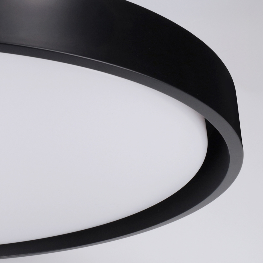 Brilagi - Dimbare LED-plafondlamp MATTEO, 60 W, 230 V, 3000–6500 K, Ø 51,5 cm, zwart, incl. afstandsbediening