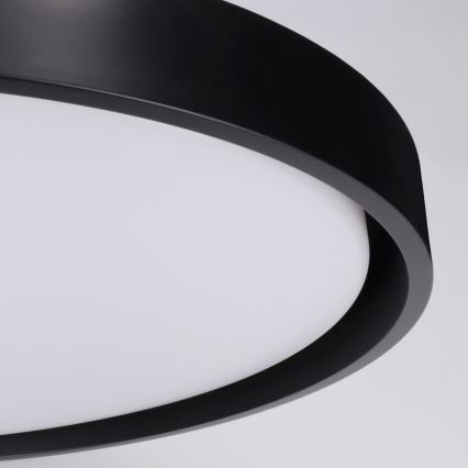 Brilagi - Dimbare LED-plafondlamp MATTEO, 60 W, 230 V, 3000–6500 K, Ø 51,5 cm, zwart, incl. afstandsbediening
