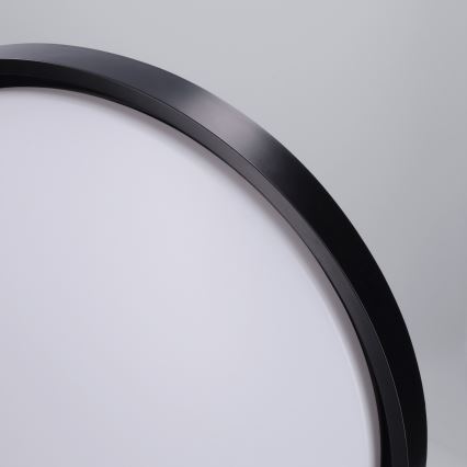 Brilagi - Dimbare LED-plafondlamp MATTEO, 60 W, 230 V, 3000–6500 K, Ø 51,5 cm, zwart, incl. afstandsbediening