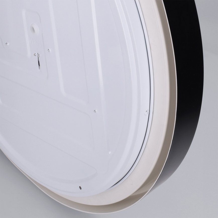 Brilagi - Dimbare LED-plafondlamp MATTEO, 60 W, 230 V, 3000–6500 K, Ø 51,5 cm, zwart, incl. afstandsbediening