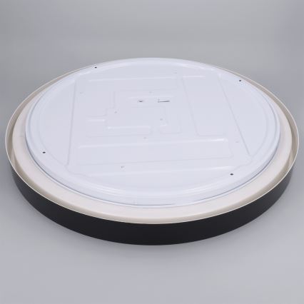 Brilagi - Dimbare LED-plafondlamp MATTEO, 60 W, 230 V, 3000–6500 K, Ø 51,5 cm, zwart, incl. afstandsbediening