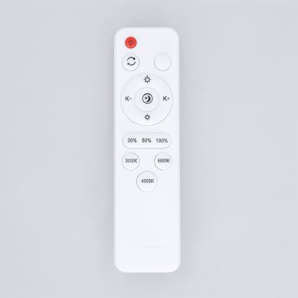 Brilagi - Dimbare LED-plafondlamp MATTEO, 60 W, 230 V, 3000–6500 K, Ø 51,5 cm, zwart, incl. afstandsbediening