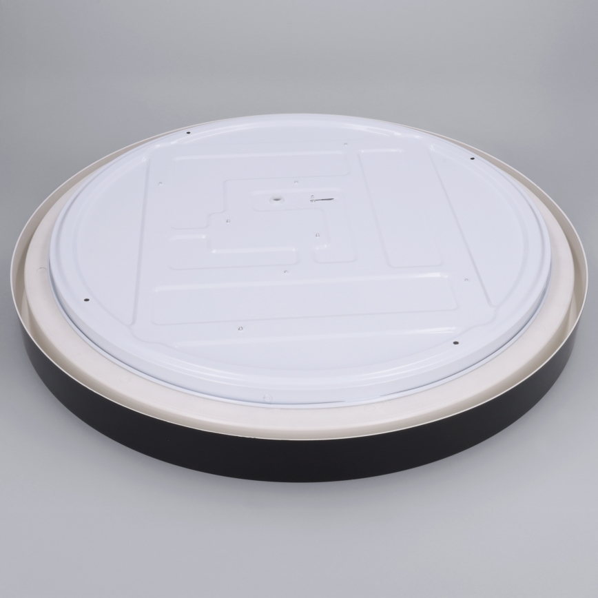 Brilagi - Dimbare LED-plafondlamp MATTEO, 60 W, 230 V, 3000–6500 K, Ø 51,5 cm, zwart, incl. afstandsbediening