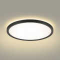 Brilagi - LED dimbaar armatuur met bewegings- en schemersensor ULTRA SLIM LED/24W/230V Ø 42 cm + afstandsbediening