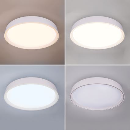 BRILAGI - Dimbare LED-plafondlamp NANCI LED/60W/230V 3000-6500K pr. 49 cm wit + afstandsbediening