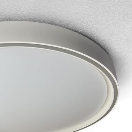Brilagi - Dimbare LED-plafondlamp NANCI 60W/230V 3000–6500K Ø 49 cm, zilver + afstandsbediening