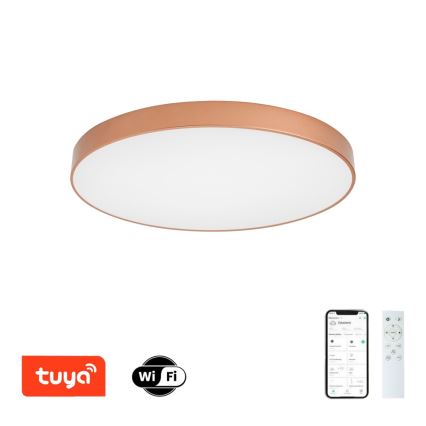 BRILAGI - LED dimbare plafondlamp POOL SMART LED/100W/230V 3000-6000K Ø 80 cm Wi-Fi Tuya koperkleurig + afstandsbediening
