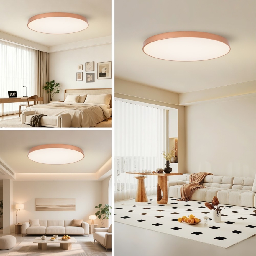 BRILAGI - Dimbare LED-plafondlamp POOL SMART LED/180W/230V 3000-6000K 120 cm bronskleurig Wi-Fi Tuya + afstandsbediening